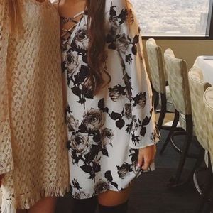 Flower Print Dress Flowwy Dress